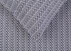 Herringbone Navy Duvet Cover