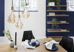 Knuckle Pendant Light Brass