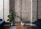 Knuckle Pendant Light Brass