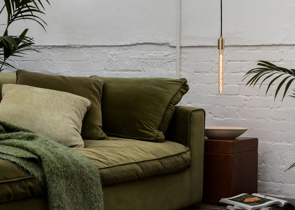 Knuckle Pendant Light Brass