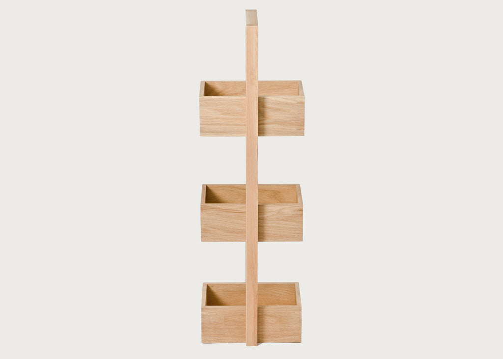 Bathroom Storage Stand Wood 3 Tier