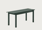 Linear Outdoor Steel Bench