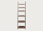 Brunel Lean To Shelves Dark Wood