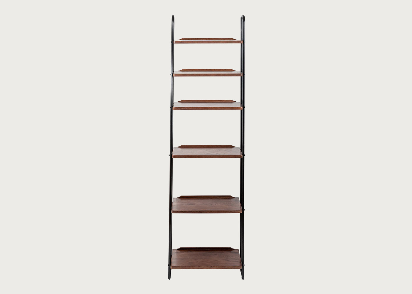 Brunel Lean To Shelves Dark Wood