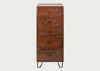 Brunel Tall Chest Dark Wood