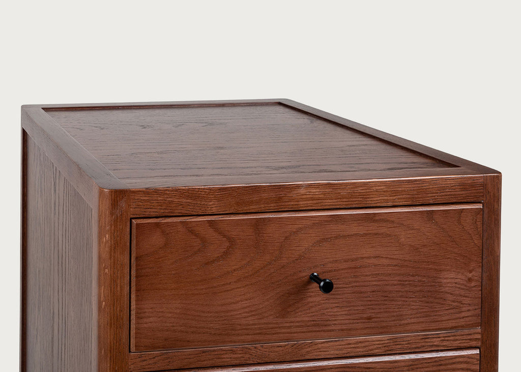 Brunel Tall Chest Dark Wood