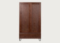 Brunel Double Wardrobe Dark Wood