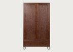 Brunel Double Wardrobe Dark Wood