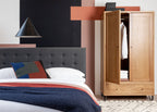 Brunel Double Wardrobe Oak