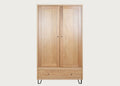Brunel Double Wardrobe Oak