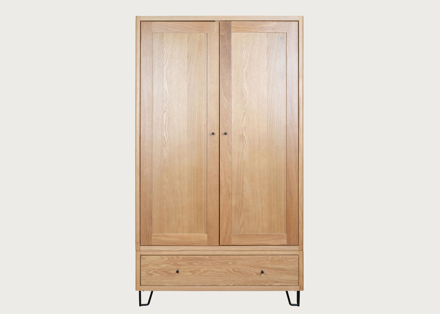 Brunel Double Wardrobe Oak