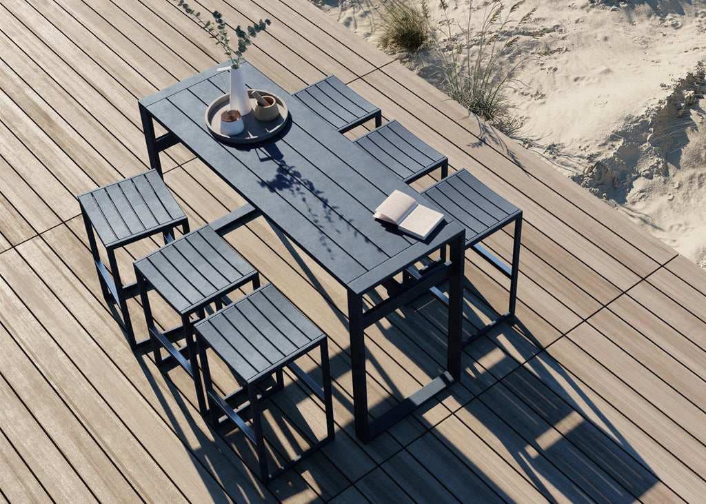 Eos Outdoor Backless Bar Stool