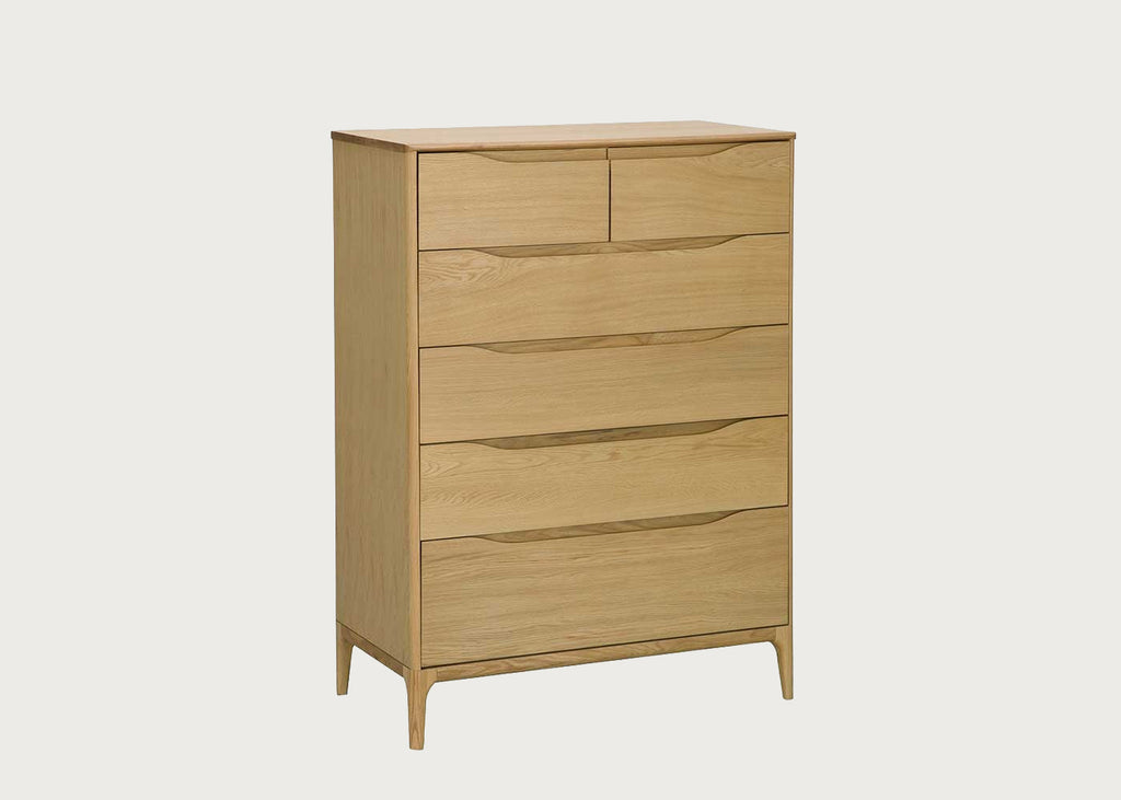 Rimini 6-Drawer Chest Wide