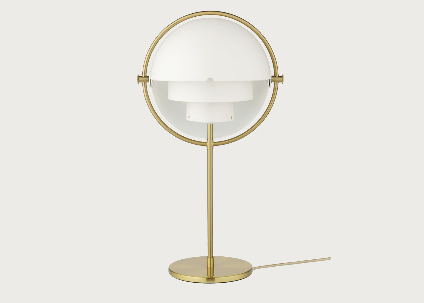Multi Lite Table Lamp Brass Base