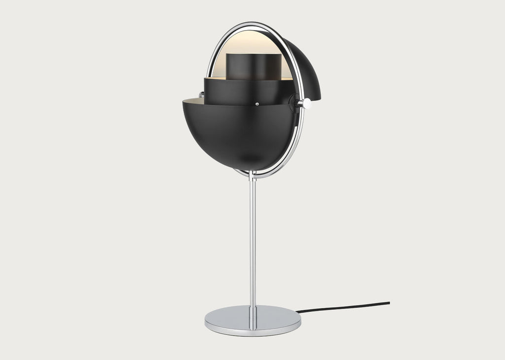 Multi Lite Table Lamp Chrome Base