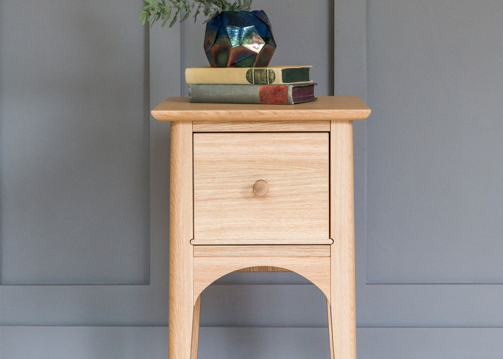 Blythe Compact Bedside Table Oak