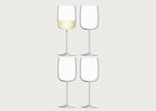 Borough White Wine Glass 380ml Clear x 4