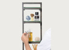 Bathroom Wall Mounted Shelves Dark Oak
