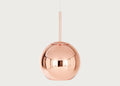 Copper LED Pendant Light Round Small
