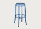 Charles Ghost Bar Stool