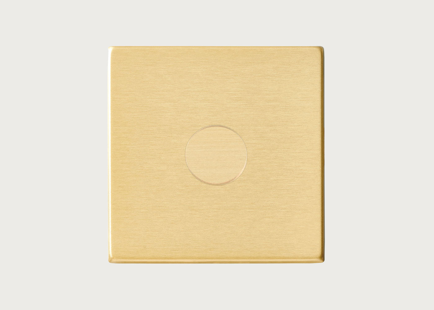 Single LED Dimmer Switch Satin Brass