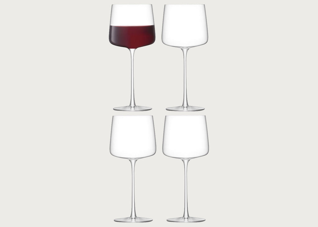 Metropolitan Red Wine Glasses Set of 4