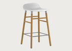 Form Barstool with Plastic Seat