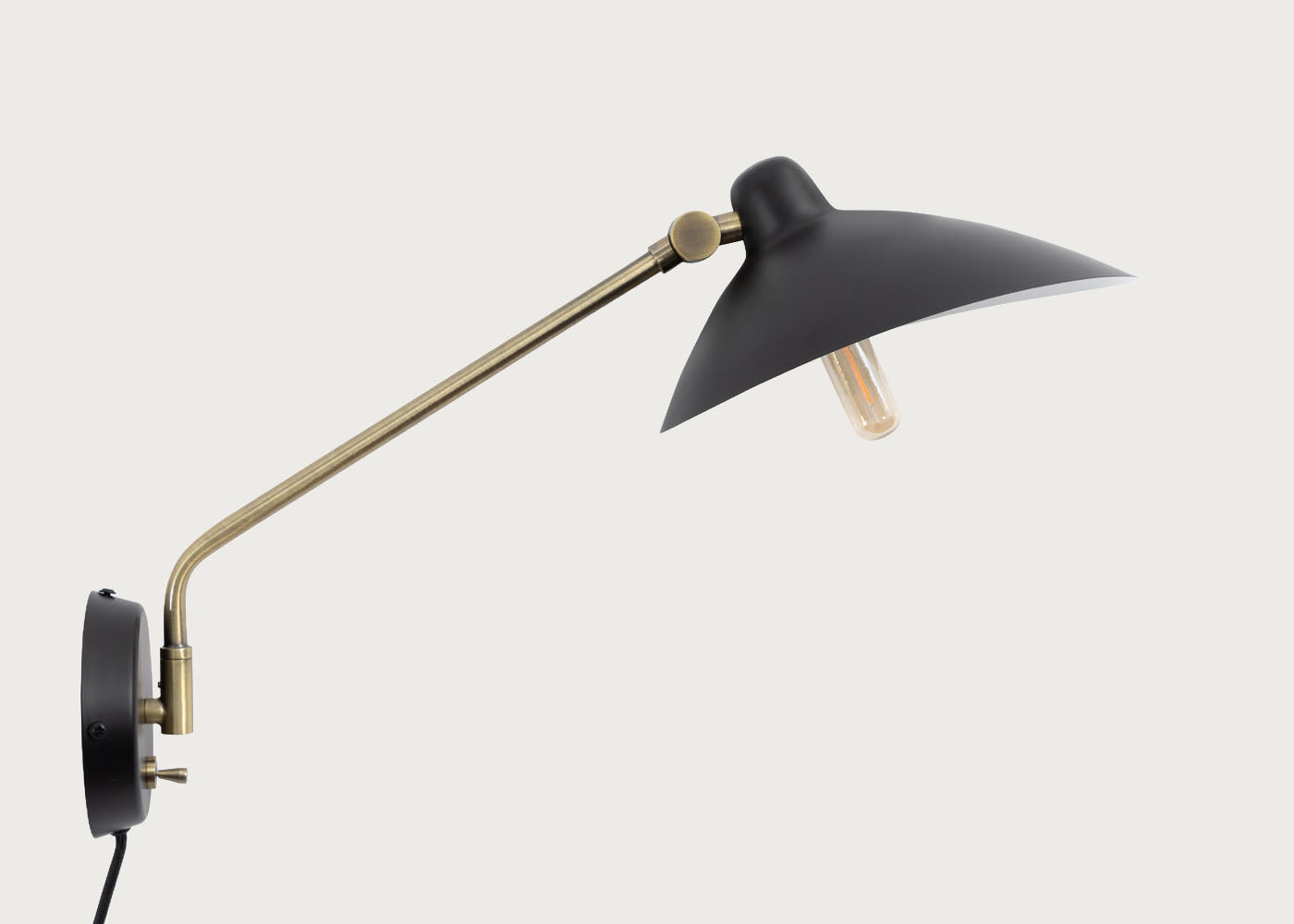 Milton Swing Arm Wall Light