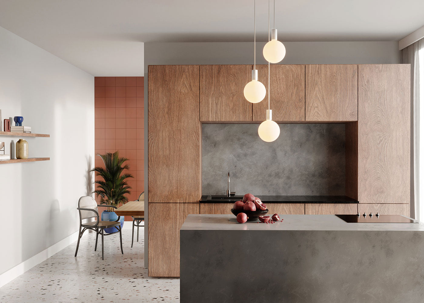 Alumina White 3 Pendant Light Canopy