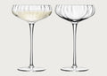 Aurelia Champagne Saucer 300ml Clear Optic Set of 2