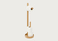 Yoku Freestanding Toilet Roll Holder Round