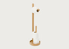 Yoku Freestanding Toilet Roll Holder Round