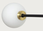 Balance 2 Arm Wall Light Black