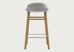Form Barstool with Plastic Seat
