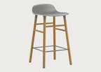Form Barstool with Plastic Seat