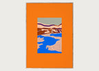 Orange Landscapes 01 Print by Magdalena Pankiewicz