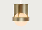 Loop Single Pendant Light Large Gold