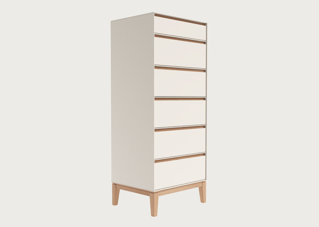 Lars Tallboy 6 Drawer Dresser