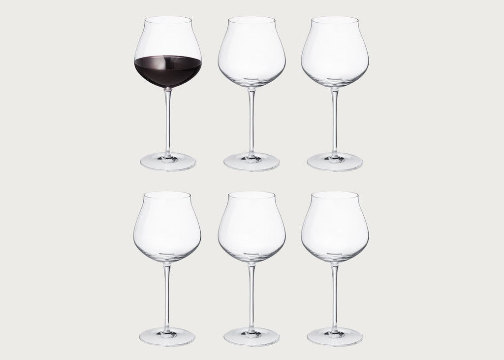 Sky Red Wine Glass Set of 6