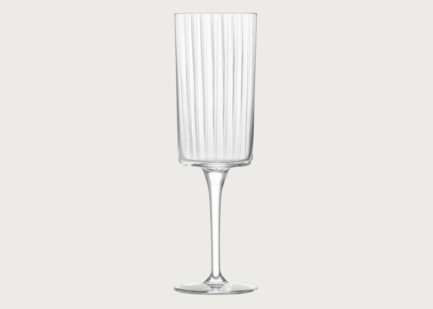 Gio Line Champagne Flute Set of 4 Clear