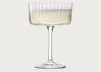 Gio Line Champagne/Cocktail Set of 4 Clear