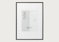 Gallery Frame Black 50 x 70cm (Mount 30 x 40cm)