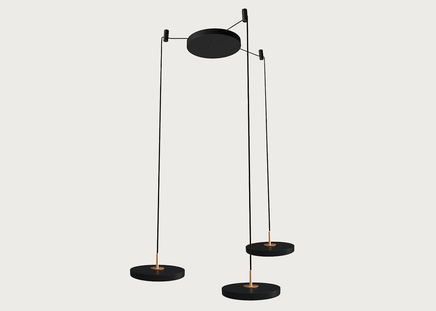 Asteria LED Micro Cluster Pendant Black