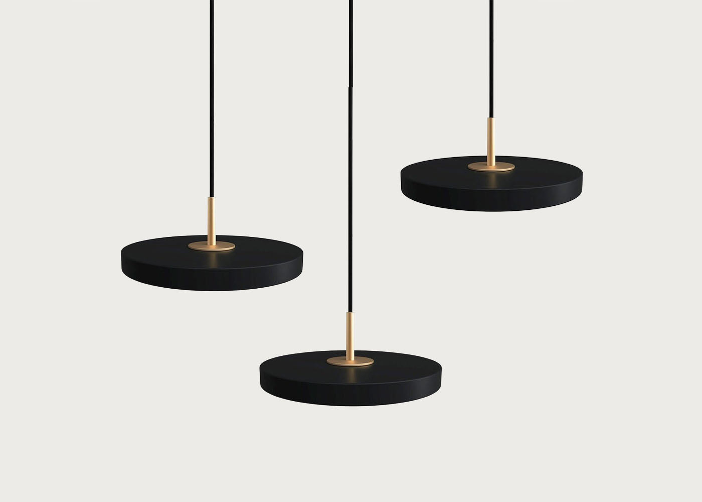 Asteria LED Micro Cluster Pendant Black