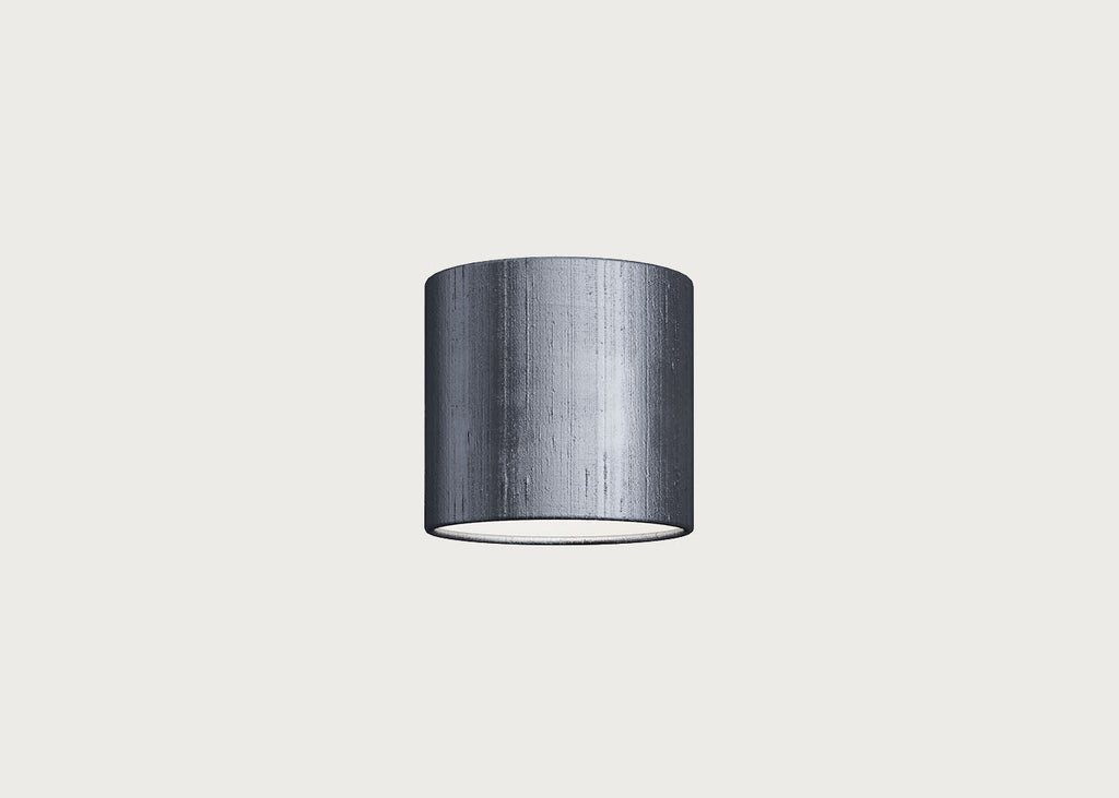 Dupion Silk Lampshade Slate