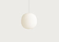 Lantern Pendant Light Frosted White Opal Glass 20cm