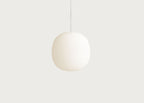 Lantern Pendant Light Frosted White Opal Glass 20cm