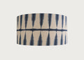 Shibori Lampshade Indigo Linen