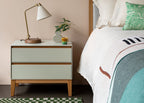 Dryden Table Lamp Walnut & Natural