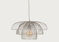 Makiko Pendant Light Brushed Steel Large